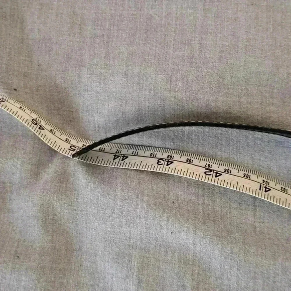 Belt WOMENS‎ BLACK WITH WHITE STITCHES - Picture 4 of 5